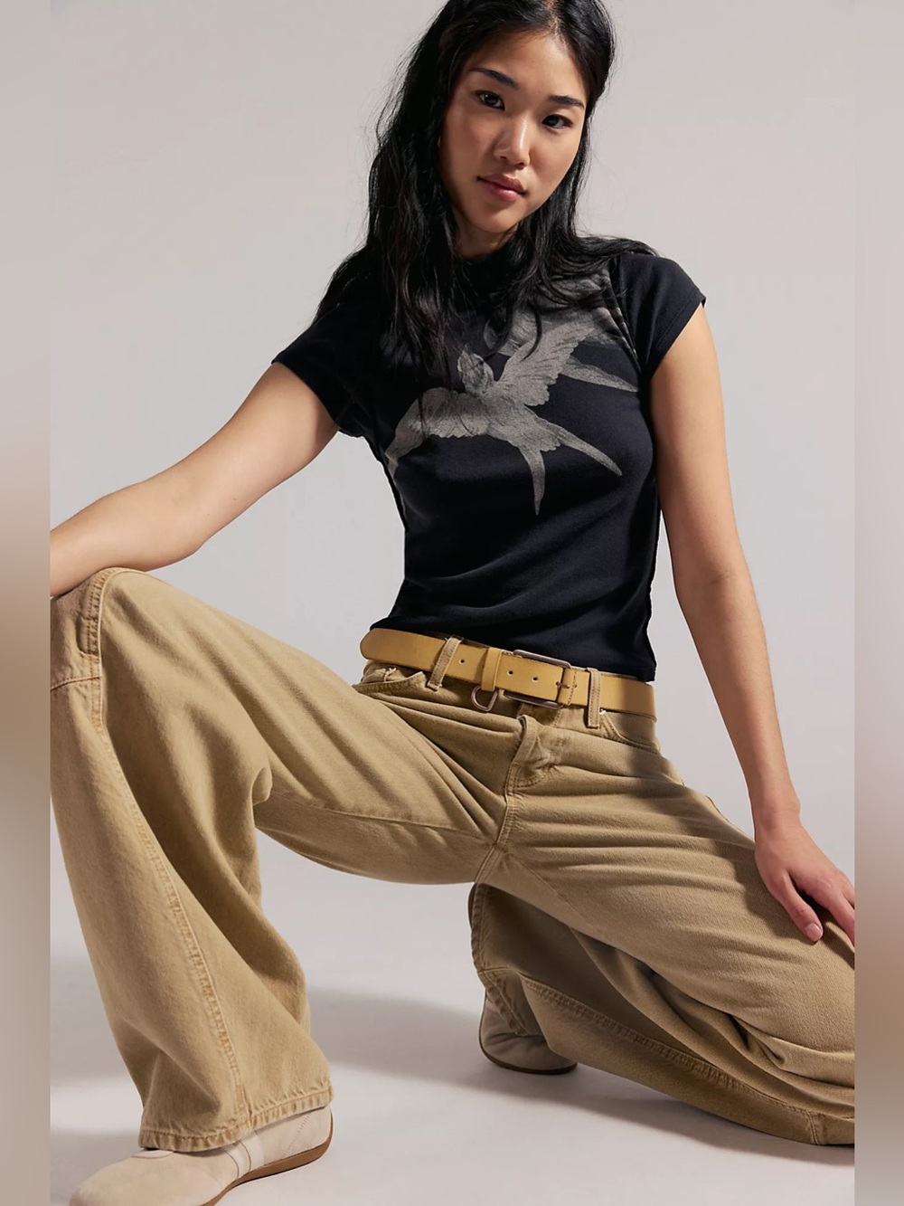 Free People Birds In Flight Tee - Picture 3 of 5